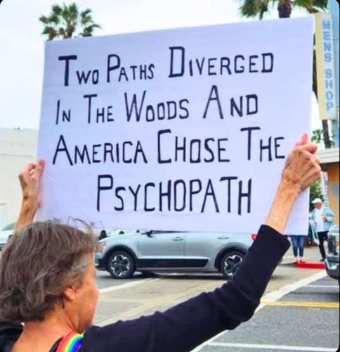 America chose the psychopath